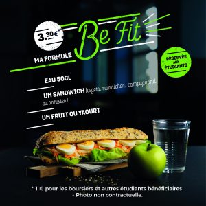 Formule Be Fit - lundi 21 octobre